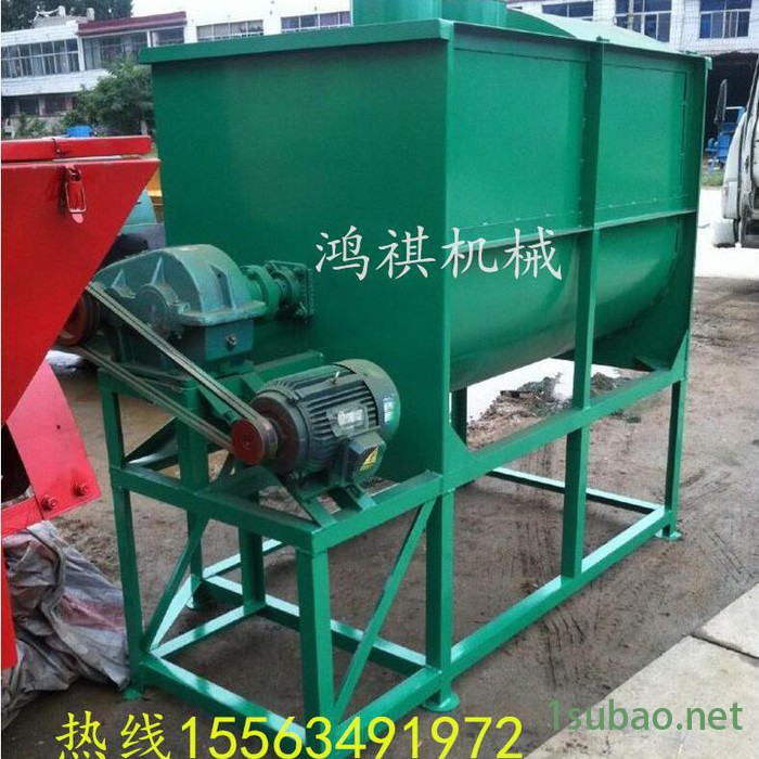 保山 卧式混料机 自吸式秸秆粉碎混料一体机 塑料搅拌机图8