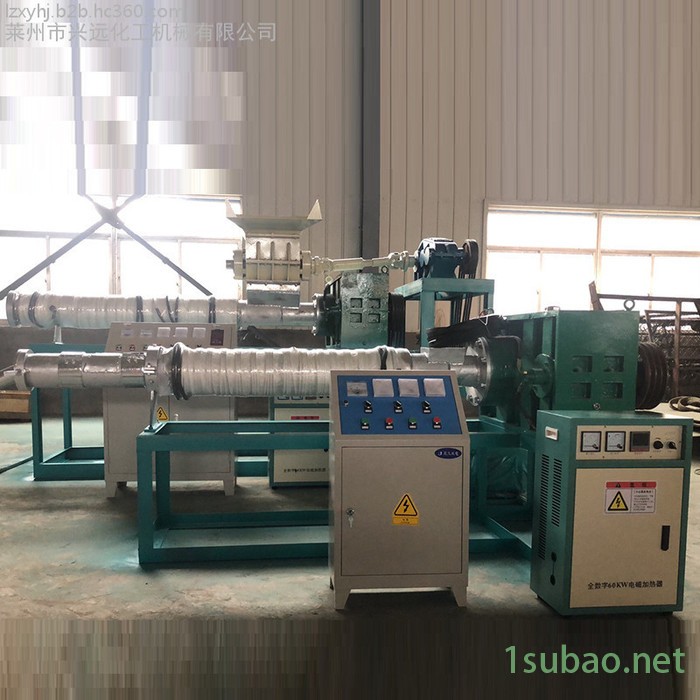 PP塑料薄膜再生混色造粒单螺杆挤出机 生产PVC造粒生产线图7