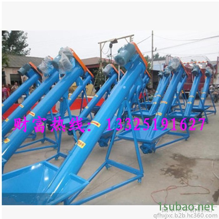 新型塑料颗粒提升机 罐体上料提升机 移动式螺旋提升机 加工定制图2
