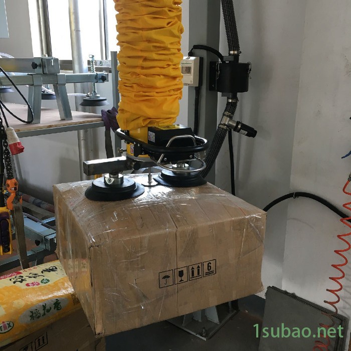 上海若豪QG-60-1-T 气管吊具  纸箱吸吊机 真空气管纸箱平衡吸吊机吸塑料木材门窗吸吊具SUM搬运码垛上料提升机图4