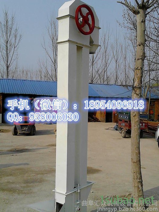 塑料斗粮食上料提升机-垂直送料斗式提升机订做-斗式提升机型号报价图3