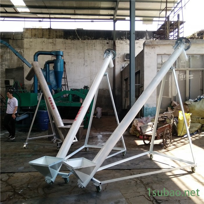 粉料螺旋绞龙提升机 饲料提升喂料机 螺旋小型塑料粉末化工原料上斗式提升机图5