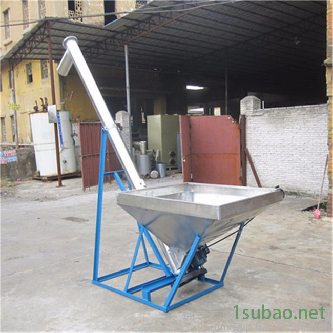 塑料颗粒螺旋输送机 无存料自吸式提升机 混合物倾斜上料提升机Lj9图4