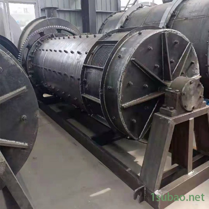 钾长石棒磨机 铝粉磨粉机 矿渣逆流球磨机 邦耀干粉球磨机图2