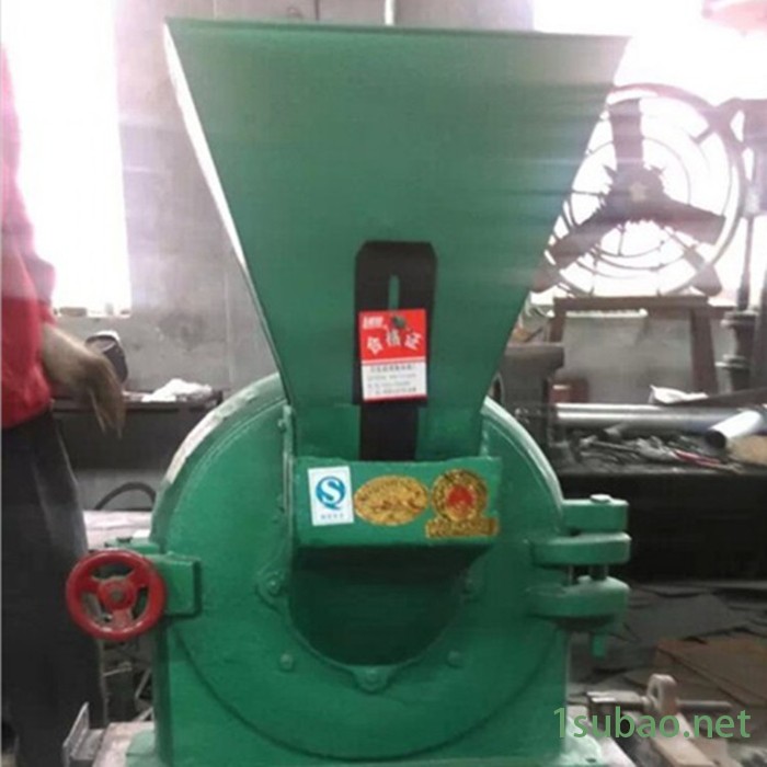 小型齿盘式粉碎机 自吸式除尘五谷杂粮磨粉机 益荣小型磨盘式磨粉机450型齿图3