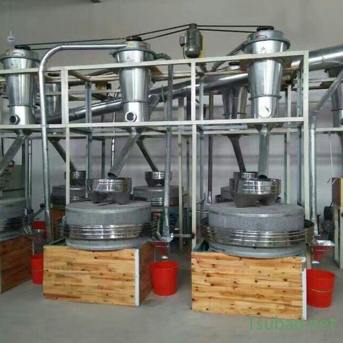 **石磨面粉机 店铺专用石磨面粉机 无添加面粉石磨机价格图2
