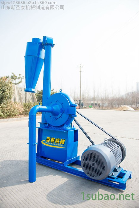 家用一风吹粮食磨粉机 自吸式齿盘粉碎机图3