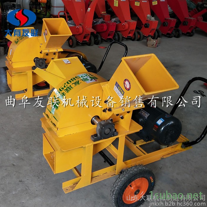汶上县多功能木材粉碎机 小型锯末木屑机 刀盘式杂木粉碎机厂家促销图3