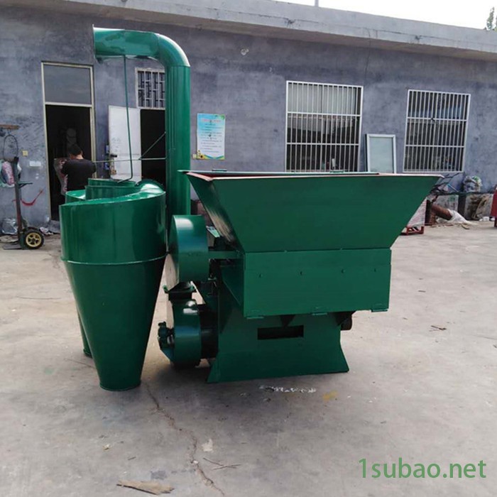 自吸式玉米秸秆打糠机花生秧粉碎机家用齿盘磨粉机图5