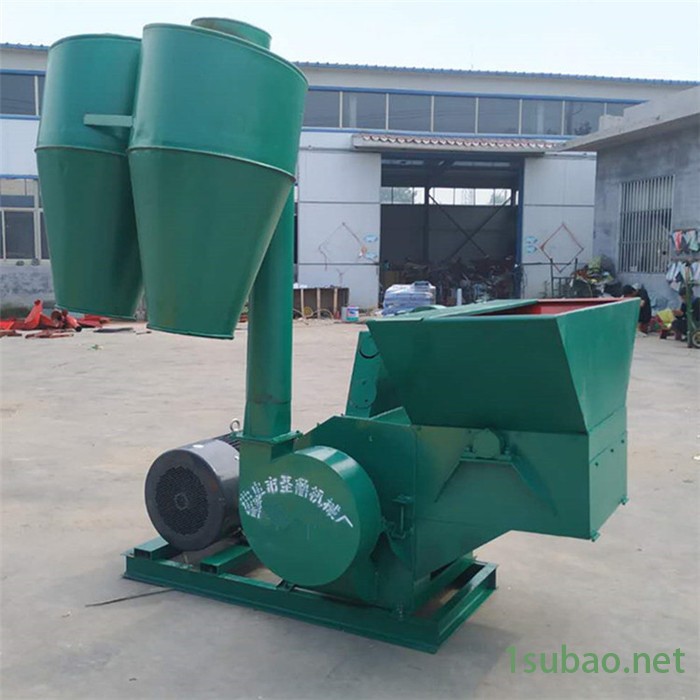 自吸式玉米秸秆打糠机花生秧粉碎机家用齿盘磨粉机图3