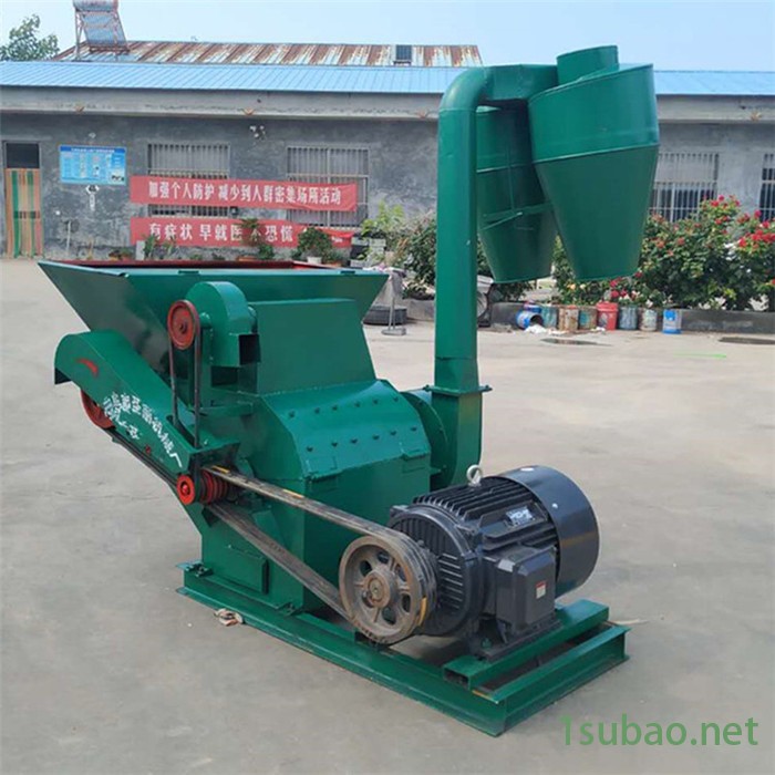 自吸式玉米秸秆打糠机花生秧粉碎机家用齿盘磨粉机图4