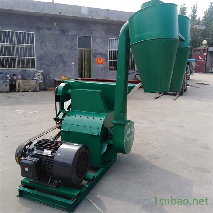 自吸式玉米秸秆打糠机花生秧粉碎机家用齿盘磨粉机图8