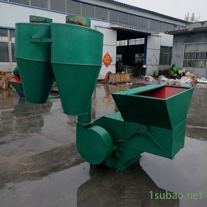 自吸式玉米秸秆打糠机花生秧粉碎机家用齿盘磨粉机图2