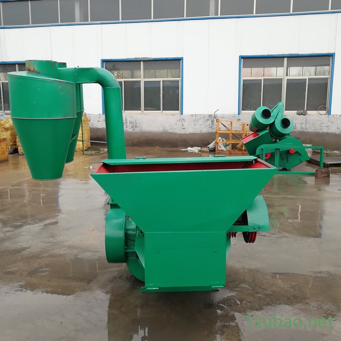 自吸式玉米秸秆打糠机花生秧粉碎机家用齿盘磨粉机图7