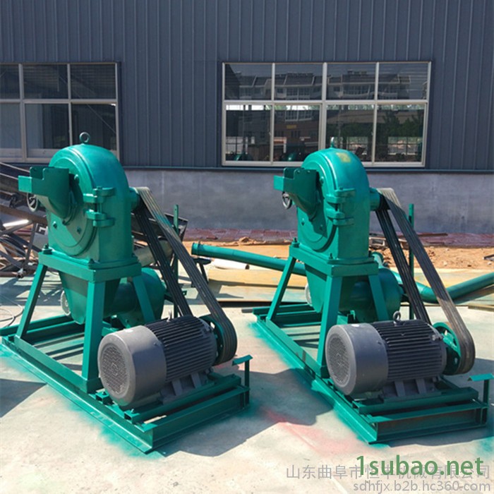 生产家用齿盘粉碎机 养殖畜牧饲料磨盘式粉碎机 多功能自吸细磨图5