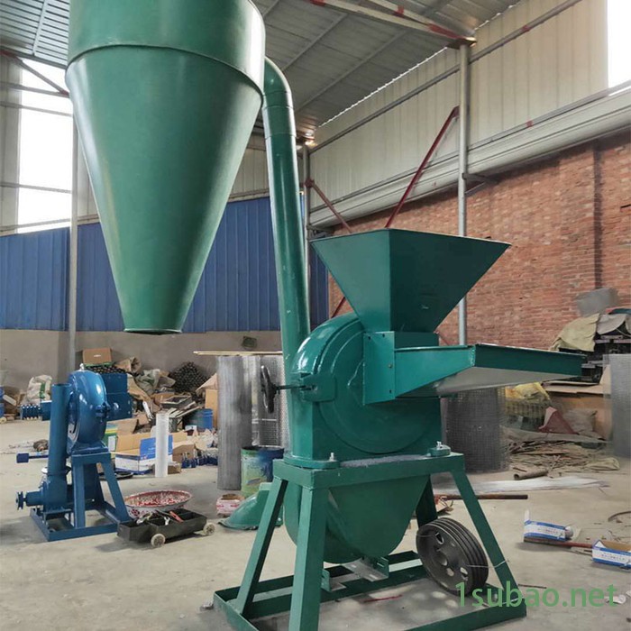 富德240自吸式粉碎机五谷杂粮圆盘磨粉机玉米小麦齿盘粉碎机小型齿爪玉米粉碎机养殖用饲料粉碎机图6