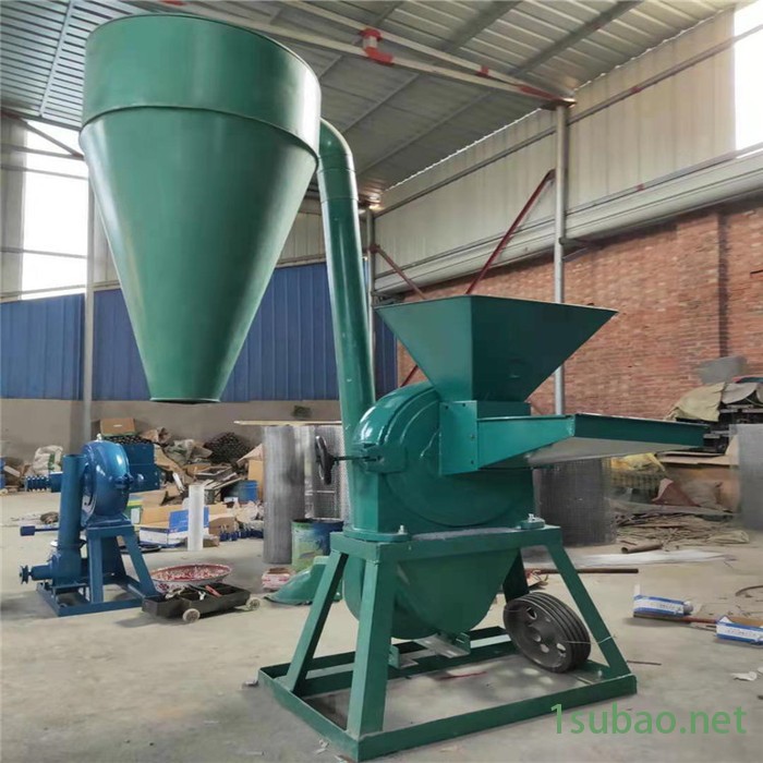 富德240自吸式粉碎机五谷杂粮圆盘磨粉机玉米小麦齿盘粉碎机小型齿爪玉米粉碎机养殖用饲料粉碎机图2