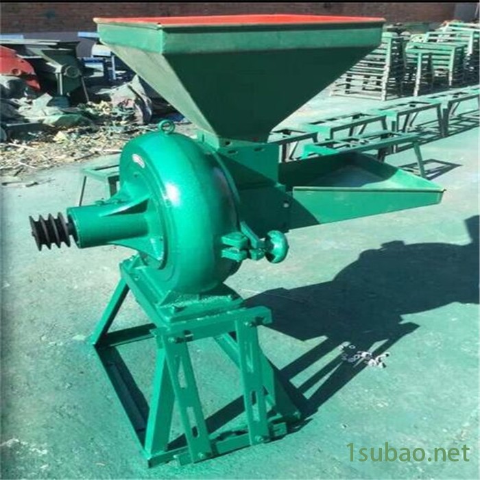 立式小麦玉米豆类齿盘粉碎机 家用一风吹磨面机自吸式齿盘磨粉机图5