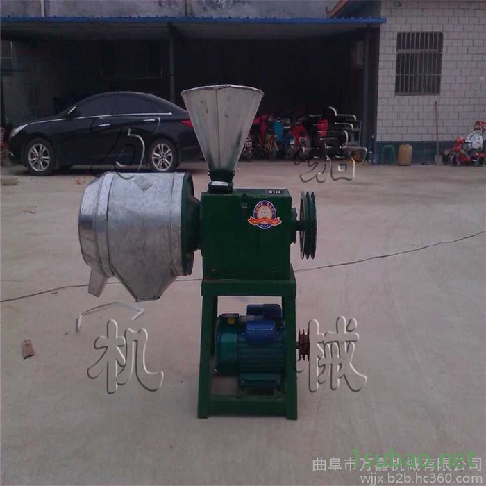 立式小麦玉米豆类齿盘粉碎机 家用一风吹磨面机自吸式齿盘磨粉机图7