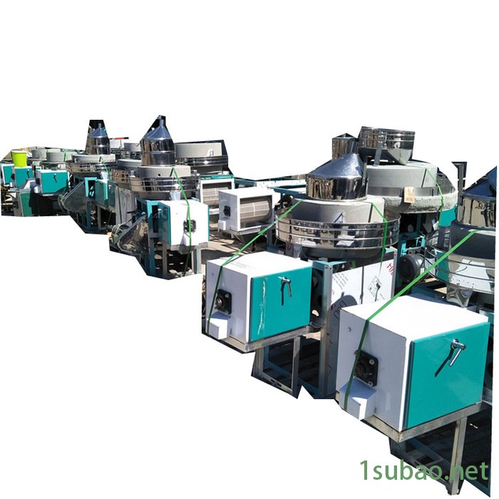 70型石磨面粉加工设备 两相杂粮电动石磨机 半自动小型面粉石磨机图3