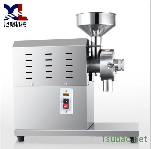 郑州旭朗812小型家用磨粉机不锈钢家用五谷杂粮磨粉机大米磨粉机超细磨粉机图5