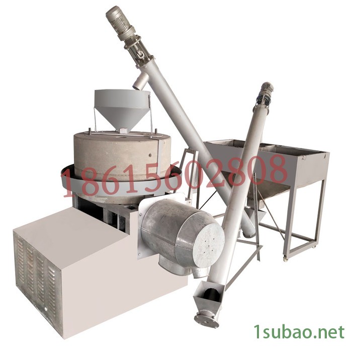 全自动绞龙面粉石磨机 五谷杂粮面粉石磨机 面粉石碾 全自动水稻 谷子石碾 家用商用电动石碾子图8