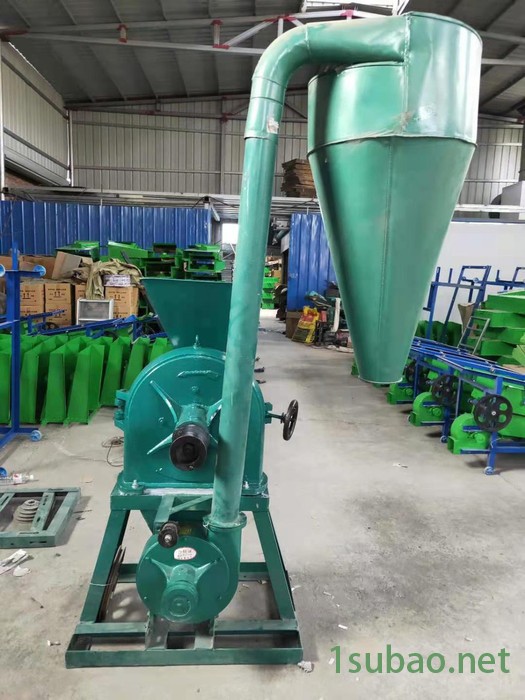 富德360立式饲料混合搅拌机稻壳大米齿盘粉碎机秸秆粉草机新型金属钙磨粉机玉米秸秆粉碎机图3