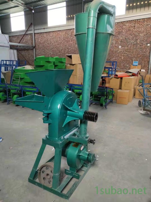 富德360立式饲料混合搅拌机稻壳大米齿盘粉碎机秸秆粉草机新型金属钙磨粉机玉米秸秆粉碎机图8