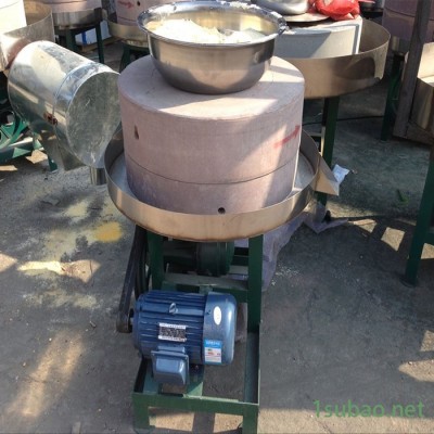 厂家批发小型全自动石磨机 新型小麦面粉石磨机 家用肠粉石磨机