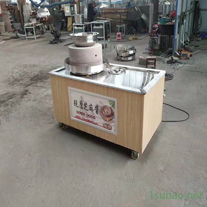 厂家批发小型全自动石磨机 新型小麦面粉石磨机 家用肠粉石磨机图4