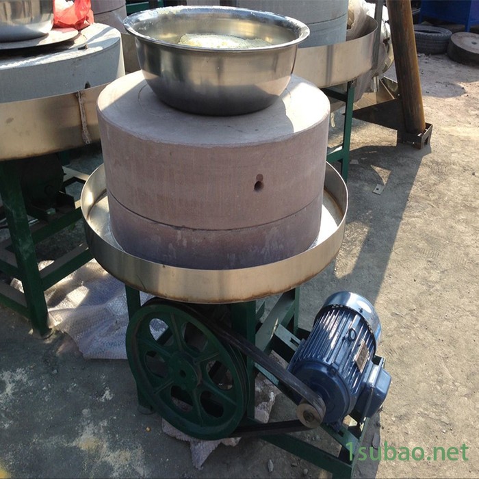 厂家批发小型全自动石磨机 新型小麦面粉石磨机 家用肠粉石磨机图3