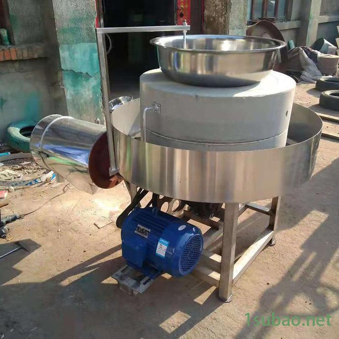 富德RL-50多功能杂粮石磨机小麦面粉石磨机厂家芝麻花生酱石磨机粗粮加工面粉石磨机图3