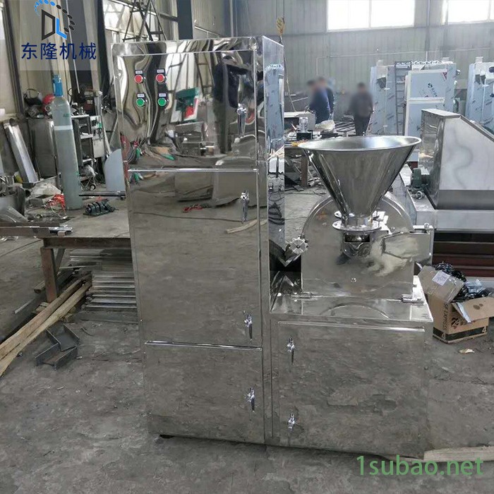 东隆多功能粉碎机 中药材磨粉机食品化工不锈钢水冷型高速粉碎机厂家图2