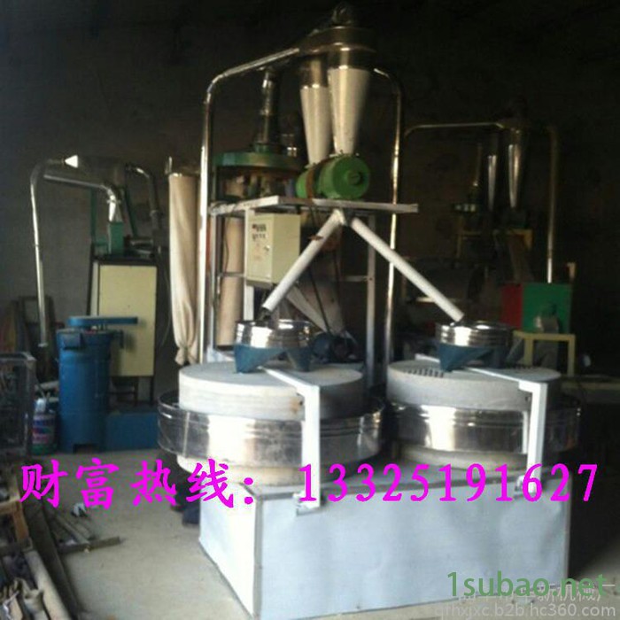 面粉石磨机 电动石磨机 生态园面粉石磨机 低温低速研磨图4