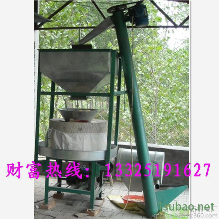 面粉石磨机 电动石磨机 生态园面粉石磨机 低温低速研磨图5