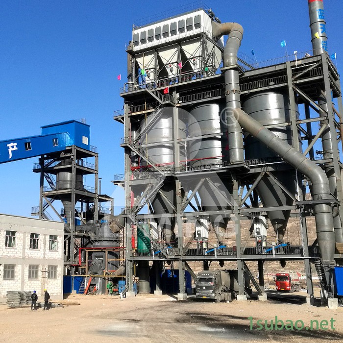 福建超细石粉生产设备 石粉生产现场视频 石灰石磨粉机 重晶石超细磨图4