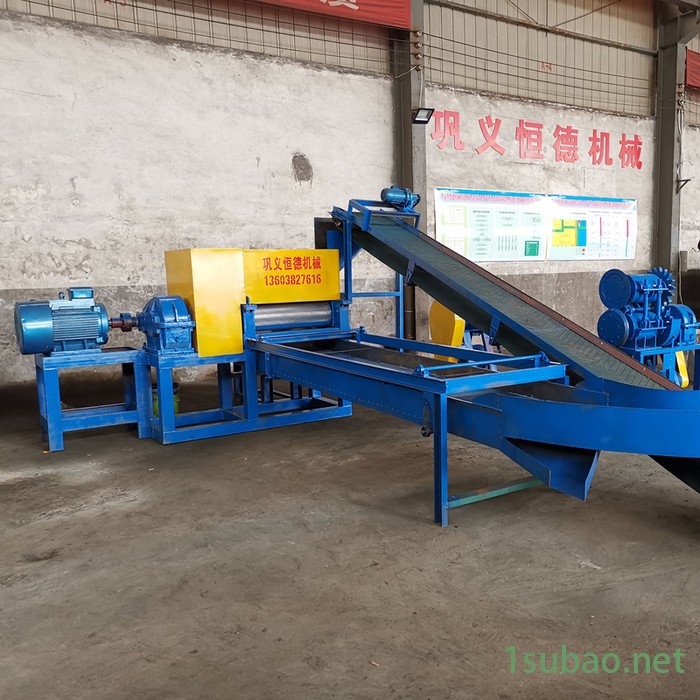 恒德 轮胎磨粉机 橡胶磨粉机 轮胎辊筒磨粉机 辊筒式磨粉设备 废旧轮胎轮胎磨粉机 **图2