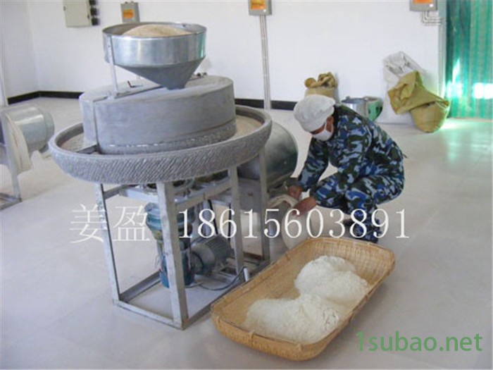 现林石磨 五谷杂粮电动石磨机石磨石碾全自动芝麻石磨香油机 米粉肠粉石磨机图5