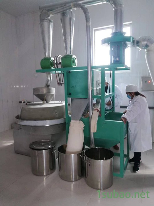 现林石磨 五谷杂粮电动石磨机石磨石碾全自动芝麻石磨香油机 米粉肠粉石磨机图2