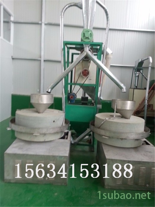 电动面粉电动石磨机 低速研磨小型石磨机图4