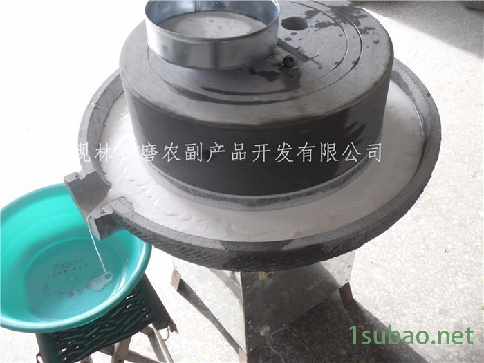 电动石磨机肠粉石磨机，厂家定做香油石磨机 煎饼糊石磨机图3