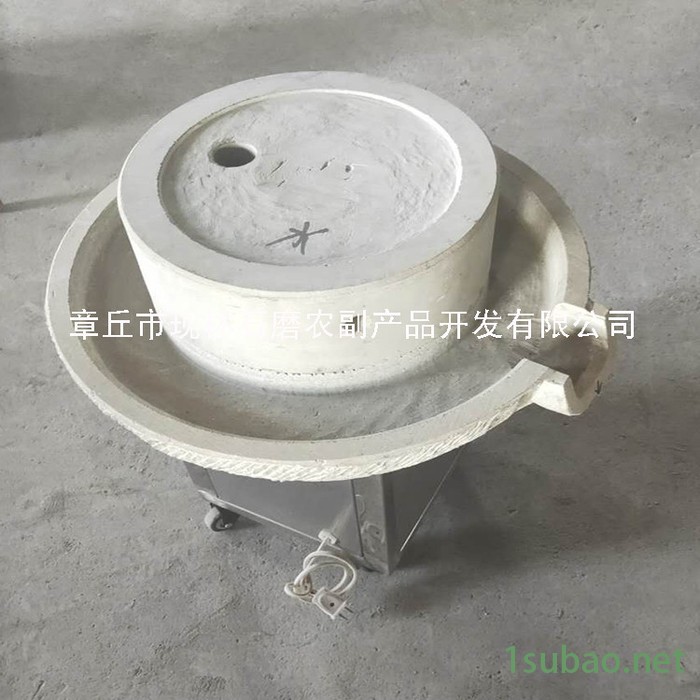 现林 ** 40小型电动豆浆石磨机 流动摊位煎饼糊石磨机 米浆肠粉石磨机 门店创业必备石磨机图3
