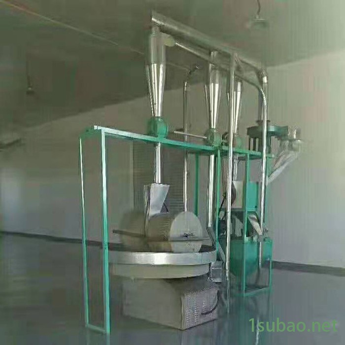 现林石磨**-1米大直径风机双磨面粉石磨机-全自动电动石磨机-面粉石磨机-青稞乔面石磨机图2