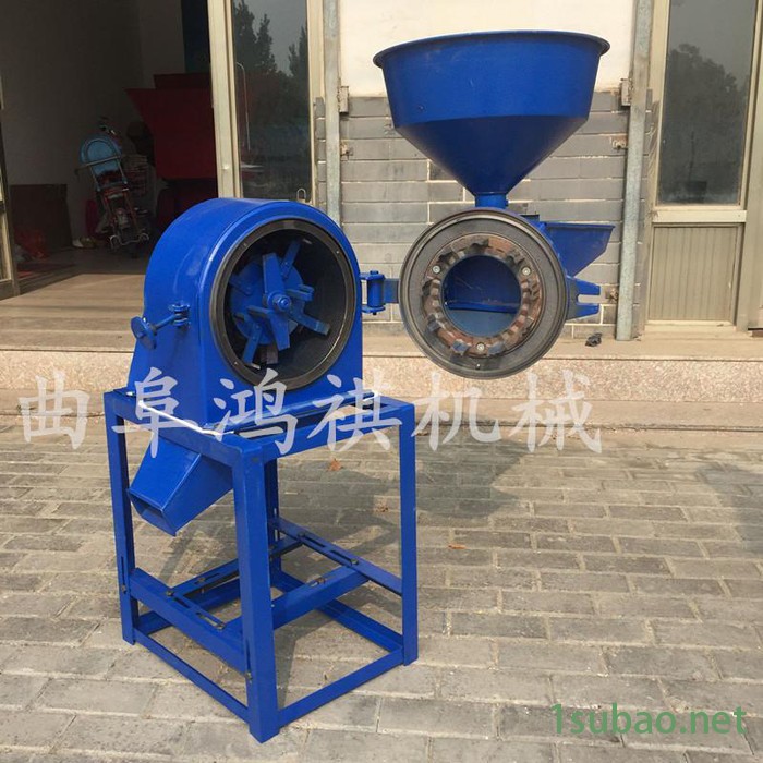 鸿祺多功能磨面机图片 五谷杂粮磨面机 家庭用的粮食磨粉机图4