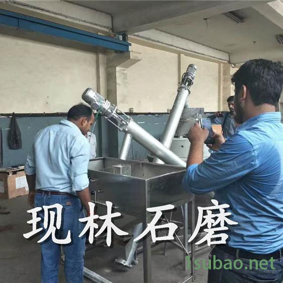 大豆青稞面粉机 清粮洗粮自动上料机 现林石磨系列电动石磨机 多功能石磨机 半自动石磨面粉机杂粮石磨图5