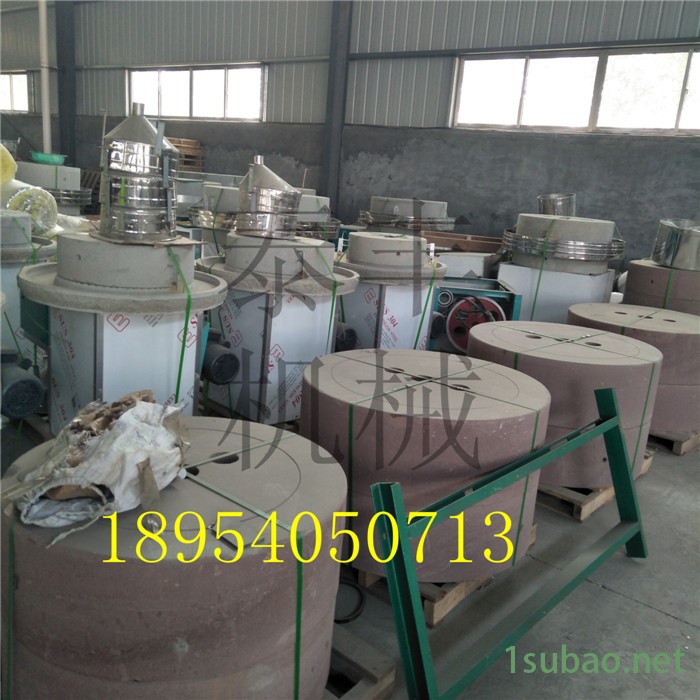泰丰30电动石磨 电动米浆机 豆腐石磨机 自动杂粮面粉石磨机图4