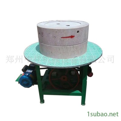 绿色健康传统工艺磨浆机 纯电动小型石磨机 粮油作坊面粉石磨机