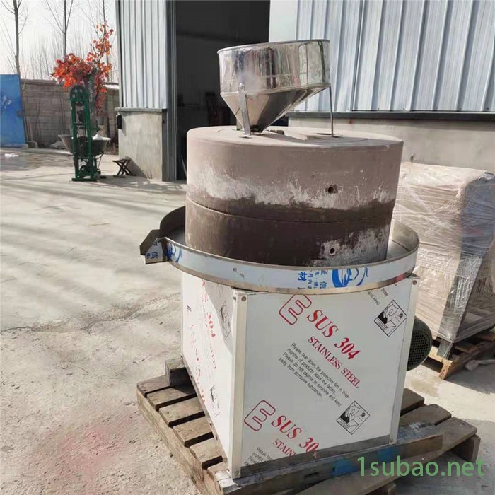磨香油机 石磨机 艾草艾绒石磨机电动面粉磨粉机图5