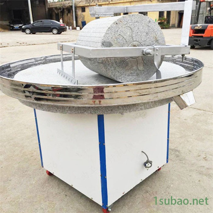 康顺石碾 面粉石磨机 ，水稻去皮机 ，全自动石磨机图5