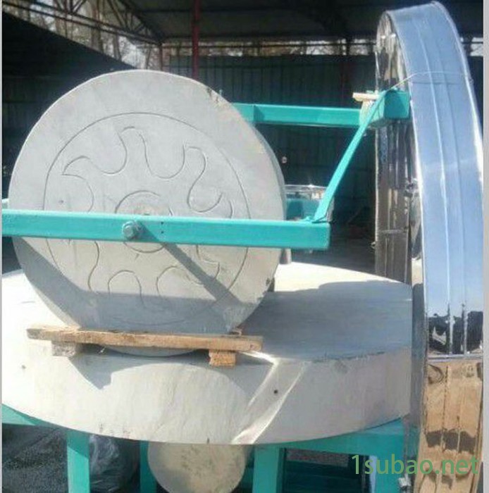 康顺石碾 面粉石磨机 ，水稻去皮机 ，全自动石磨机图2